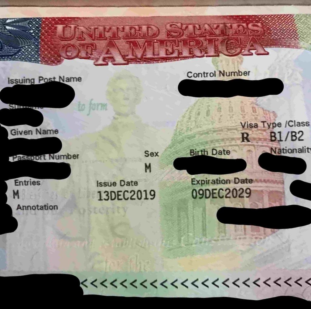 B1/B2 Visitor Visa Approval